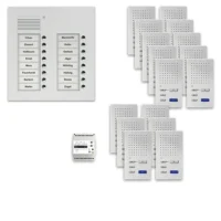 TCS Tür Control Audio Außenstation Pack 16 PUK 2reihig16Tast Unterputz PPUF16/2-EN/02