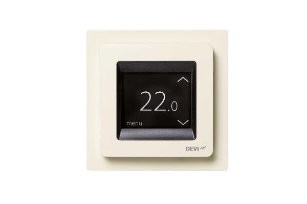 Devi DEVI Raumthermostat 230V 16A IP21 DEVIreg Touch mit Display Sensor extern