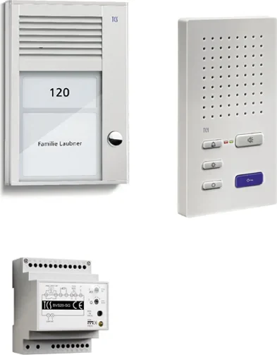 TCS TCS Tür Control Paketlösung 1 Taste Aufputz, Freispr. PSC2210-0000