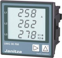 Bild vom Produkt: Janitza UMG 96RM-E 90-277V UL Netzanalysator m.Ethernet u.RCM 5222062