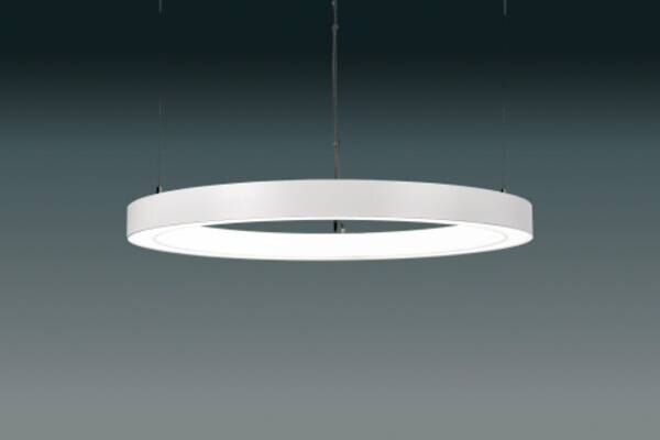 Rutec Ø515 H53mm 230V 46 1W IP20 3000K CRI80-RAL9010 CORMA-515 Ringleuchte
