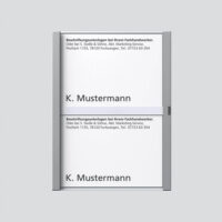 Siedle&Söhne Namensschild sil-met komplett für TM 612-2 SM 200029788-00