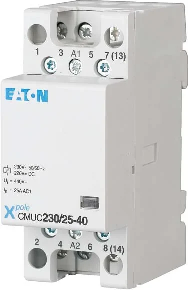 Eaton (Installation) Installationsschütz 230VAC/DC, 4Ö, 25A CMUC230/25-04