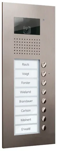 TCS Tür Control Video color Außenstation V PUK 8 Tasten 1-spalt AVU14080-0030