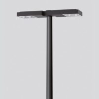 BEGA LED-Aufsatzleuchte 37,6W 76mm 3000K 84591K3 4692lm graphit Konv Alu Gl_tr