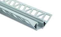 Rutec 63025 Alu-Fliesenprofil FP8 Aluminium Fliesenprofil 2 Meter