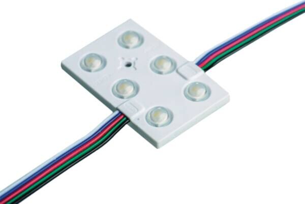 Modulkette 24V 28 8W IP67 20xRGBW(4000K) CRI80 ENQE LED-Modulkette 4inOne PCE108