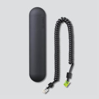 Siedle&Söhne Hörer mit Federzugschnur schwarz für BTLM 650-... 200029894-00