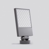 BEGA LED-Anbaustrahler 105W Konv DALI si 84349A 1LED RGBW 6156lm si mt RF:hglz