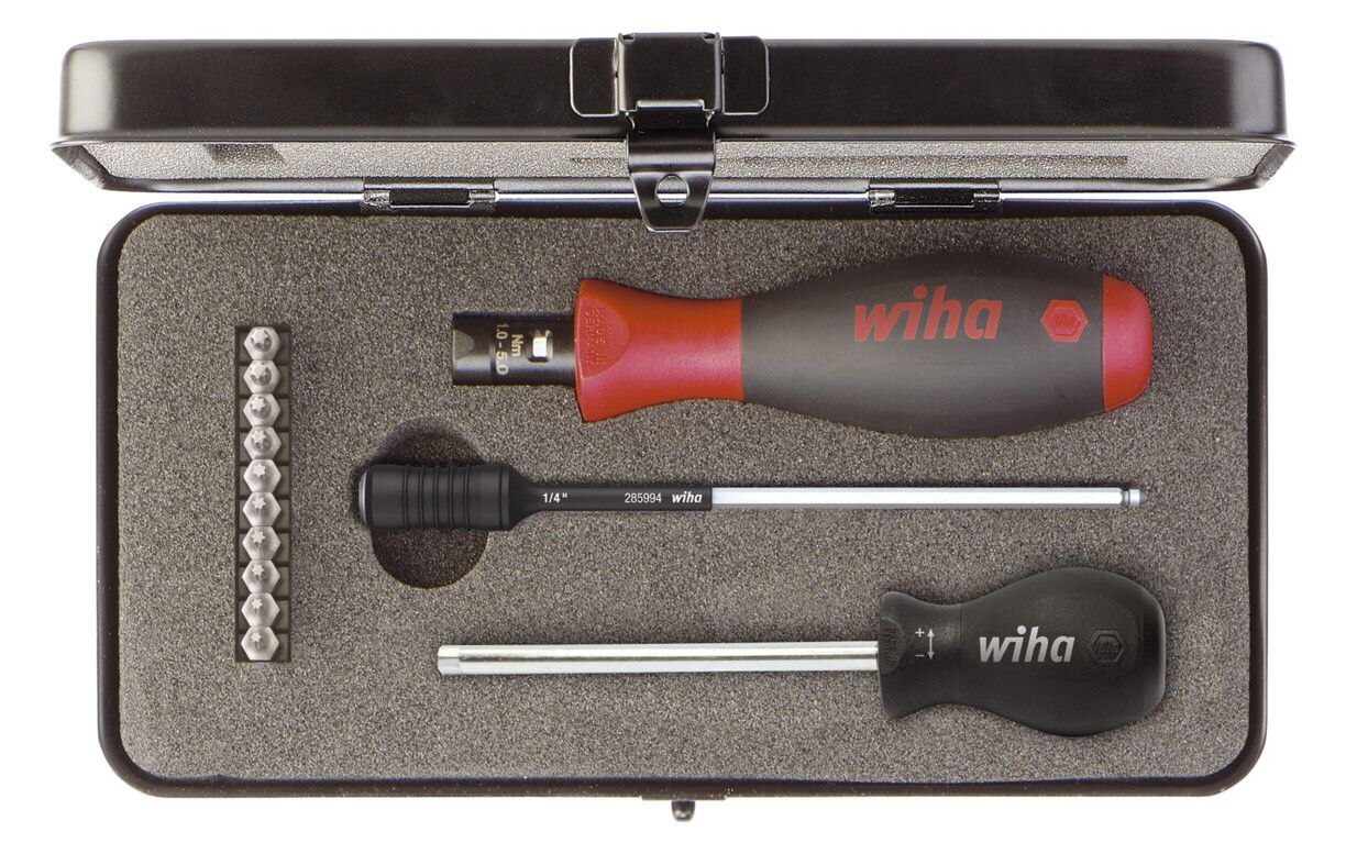 Wiha Wiha 2852S1001 TorqueVario®-S 0,8-5,0Nm Drehmoment Schraubendreher Set 34614