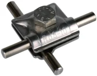 Dehn MV-Klemme NIRO für Rd 8-10mm MVK 8.10 SKM10X30V2A