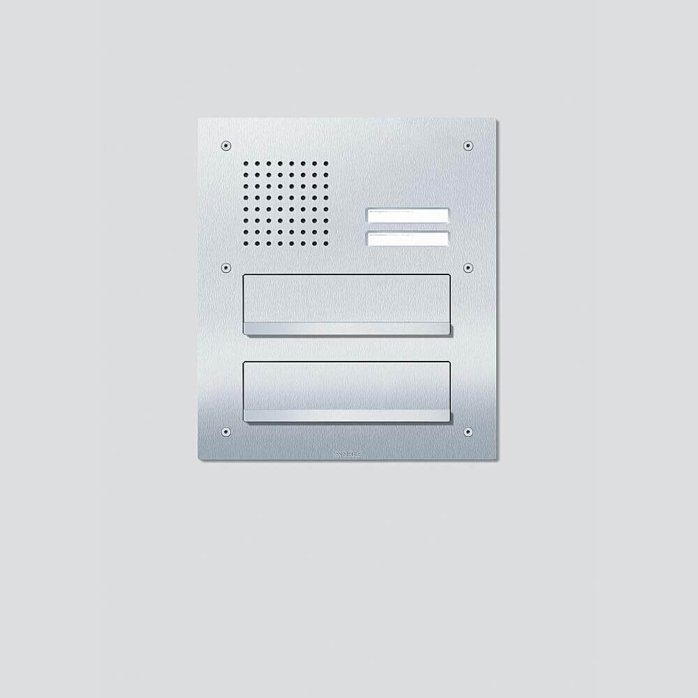 Siedle Siedle&Söhne Durchwurfbriefkasten-Front Edelstahl, Classic, Audio CL 411 BD2A 02 B