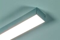L1185 B50 H35mm 230V 56W IP20 3000K CRI90-RAL9006 TEIGLIN A PBA003-9006FS-M