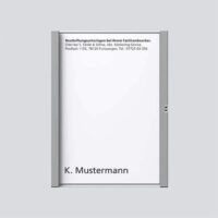 Siedle&Söhne Namensschild titan-met kpl für TM 611-1 TM 200029036-00