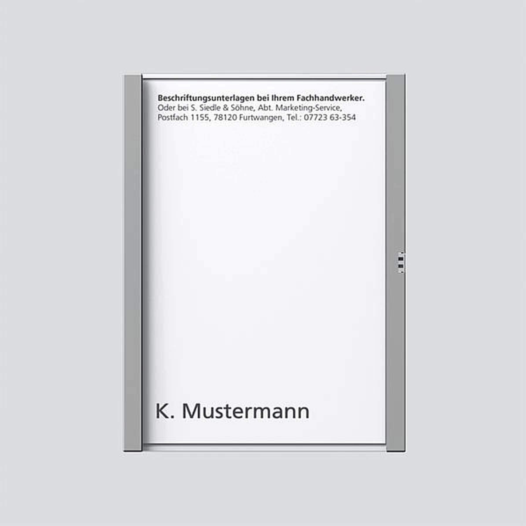 Siedle Siedle&Söhne Namensschild titan-met kpl für TM 611-1 TM 200029036-00