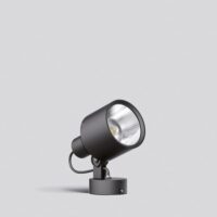 BEGA LED-Anbaustrahler 9,4W Konv 1LED ws 84807K3 graphit 3000K 791lm graphit mt