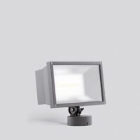 BEGA LED-Anbaustrahler 59W Konv DALI si 84392A 1LED RGBW 4838lm si mt RF:mt Alu