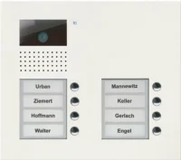 TCS Tür Control Video color Außenstation V PUK 8 Tasten 2-spalt AVU15080-0019