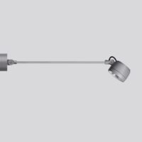 BEGA LED-Anbaustrahler 9,4W Konv DALI si 84491AK4 1LED 4000K ws 975lm si mt Alu