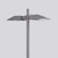 BEGA LED-Aufsatzleuchte 212W 76mm 4000K 84251AK4 25518lm si Konv Alu Gl_tr IP66