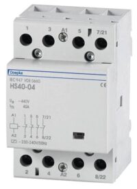 DOEPKE Installationsschütz 40A 230V/AC HS 3-230AC/40-04 440V/AC 4Ö 6000W/AGL