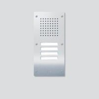 Siedle&Söhne Türstation Audio Classic, Edelstahl, 4 WE CL 111-4 R-02