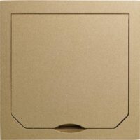 ABL Rahmen 1-fach ms matt horizontal Klappdeckel Metall 1471