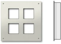 TCS Tür Control Frontplatte Unterputz für 2x2 AMI-Module ZAU2007-0030