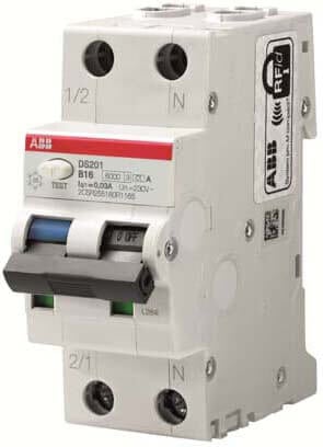 ABB Stotz S&J FI/LS-Schalter 6kA, 1-polig+N DS201A-C32/0,03AP-R