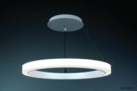 Ø740 H53mm 230V 57 6W IP20 3000K CRI80-RAL9010 AULE-740 Ringleuchte DALI