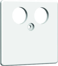 Zentralplatte HAXHSE-G0201-C001 HW-ZP-TV 50mm reinweiß