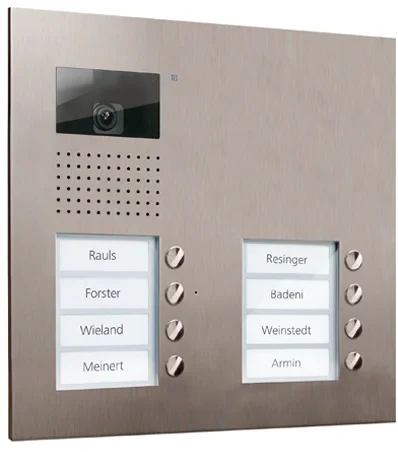 TCS TCS Tür Control Video color Außenstation V PUK 8 Tasten 2-spalt AVU15080-0030