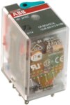 ABB Stotz S&J Steckbares Interface Relais 4We, A1-A2=24 CR-M024AC4LG