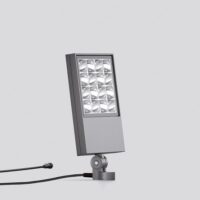 BEGA LED-Anbaustrahler 42,5W Konv 1LED UniLink 84854AK4 si 4000K ws 4604lm si