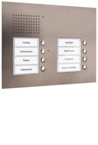 TCS Tür Control Audio Außenstation PUK 8 Tasten 2spaltig Unterputz e PUK08/2-ES