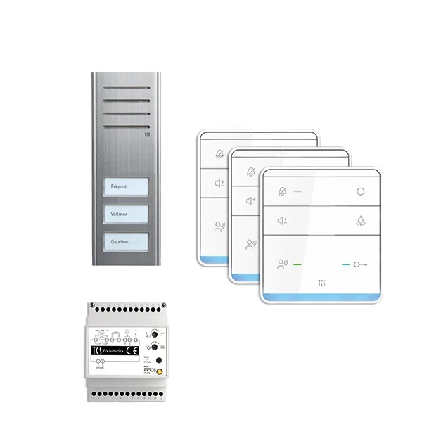 TCS TCS Tür Control Paketlösung 3 Tasten Aufputz, Freispr. PSX2330-0000