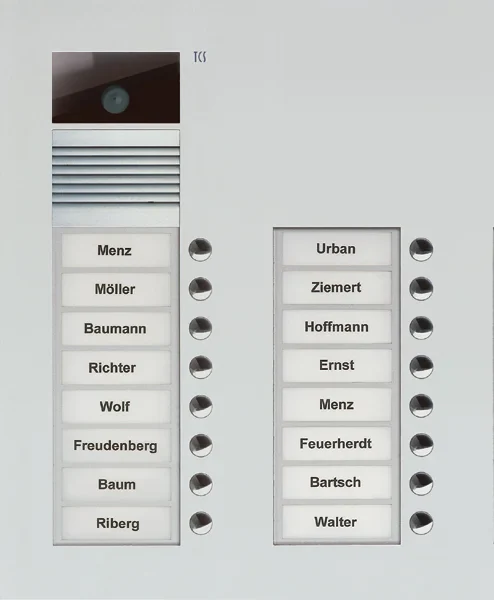 TCS TCS Tür Control Video-Außenstation Color zweispaltig, f.16 Wohneinheiten AVU15160-0010