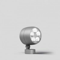 BEGA LED-Anbaustrahler 38,6W Konv DALI 85148A 1LED si 4000K RGBW 2076lm si mt