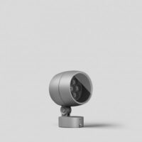 BEGA LED-Anbaustrahler 20,5W Konv DALI 85232AK3 1LED si 3000K ws 1542lm si mt