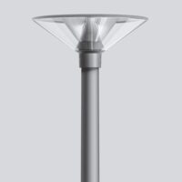 BEGA LED-Aufsatzleuchte 27W 76mm 4000K 84482AK4 3010lm si Konv Alu Kst_tr IP65