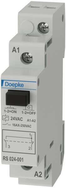Doepke DOEPKE Stromstoßschalter 24VAC 1TE 16A RS 024-001 24V Reiheneinbaugerät mech Schalt