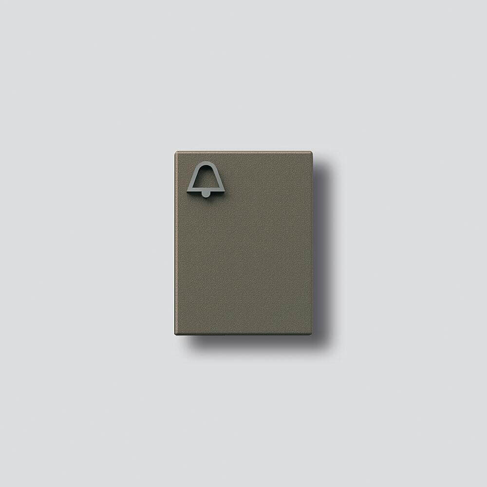 Siedle Siedle&Söhne Klingeltaste Bernst-Glim mit Glockensymbol 200029942-00