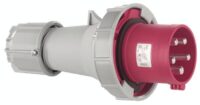ABL CEE-Stecker 3-polig 125A IP67 500V/schwarz 7h S34S55 Schraubkl Kunststoff Verschr