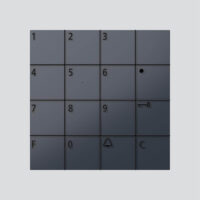 Siedle&Söhne Codeschloss-Modul anthrazitgrau COM 611-02 Außengewinde