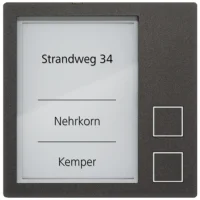 TCS Tür Control Klingeltastenmodul 2-Tasten SW AMI10912-0057