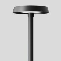 BEGA LED-Aufsatzleuchte 27W 76mm 3000K 85011K3 3269lm graphit Konv Alu IP65