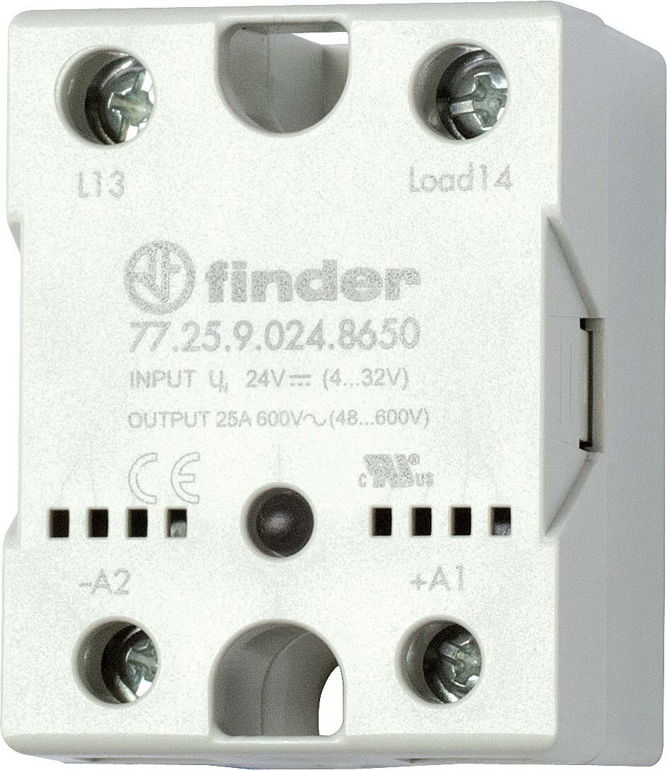 Finder Finder Relais 25A, 48-600V AC 77.25.9.024.8650