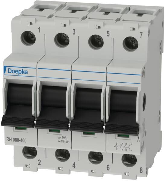 Doepke DOEPKE Lasttrennschalter 80A 4-polig IP20 RH 080-400 mit Geh
