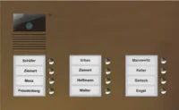 TCS Tür Control Video color Außenstation V PUK 12 Tasten 3-spal AVU16120-0012