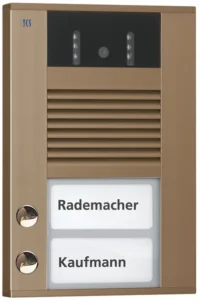 TCS Tür Control Video color Außenstation 2Tast 1reih Aufputz bro AVD14023-0012